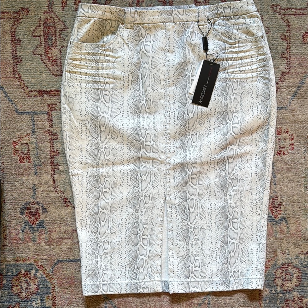 Marc Cain Denim Pencil Skirt Knee-Length